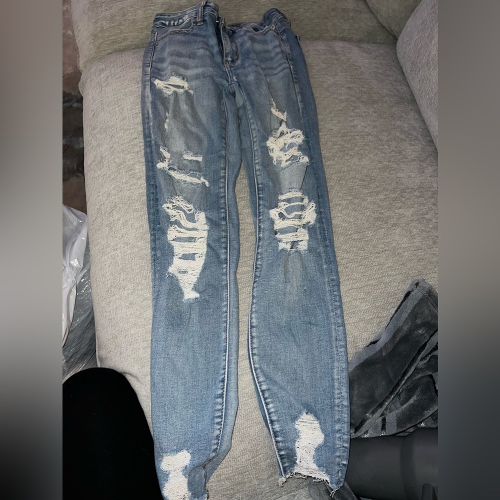 American Eagle high-rise jeans